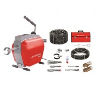 Rothenberger R 600 Profesyonel Kanal Açma Makinesi + 16/22 mm Spiral ve Uç Seti (içi dolu)
