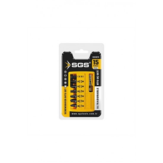 SGS3870 BİST UÇ VE HIZLI ADAPTÖR SETİ 15 PARÇA