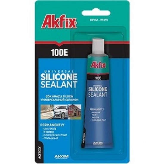 Akfix 100E Çok Amaçlı Silikon 50 Ml