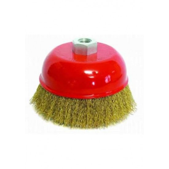 Bhd Saçaklı Çanak Tel Fırça 75 Mm