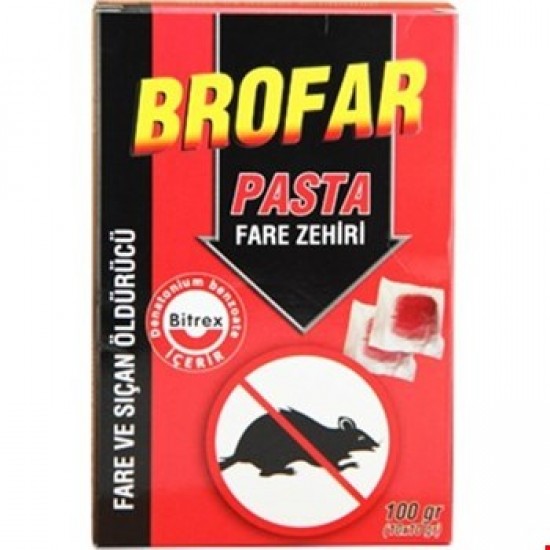 Brofor Pasta Fare Ve Sıçan Öldürücü 100 gr