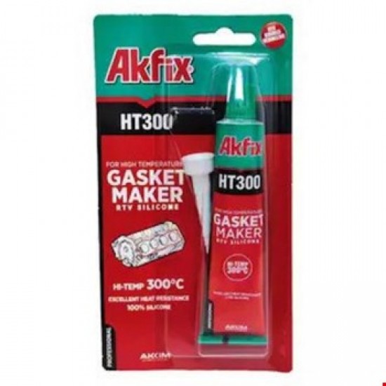 Akfix SA115 Silikon Yüksek Isı Tüp 50ml Kırmızı